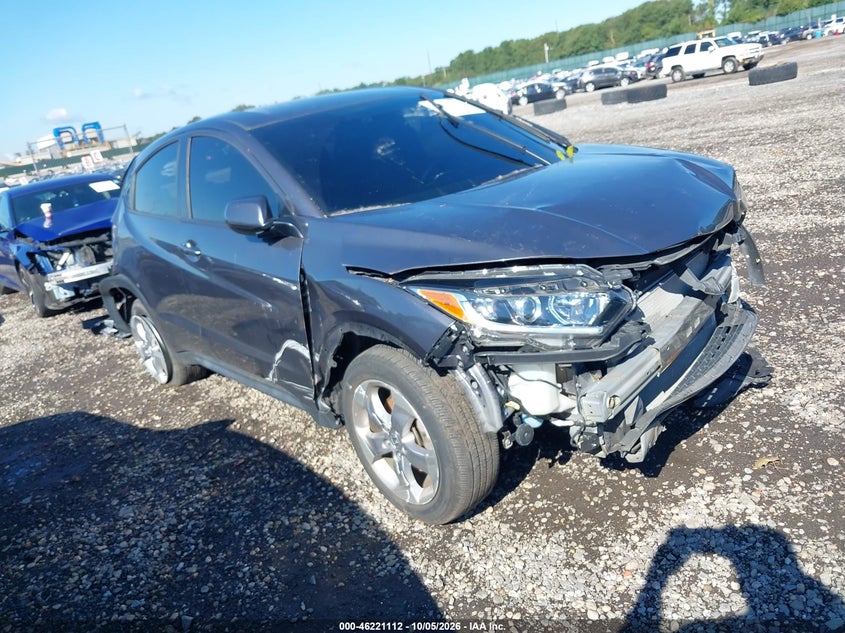 Vin: 3czru6h38mm725291, lot: 46721100, honda hr-v awd lx 20211