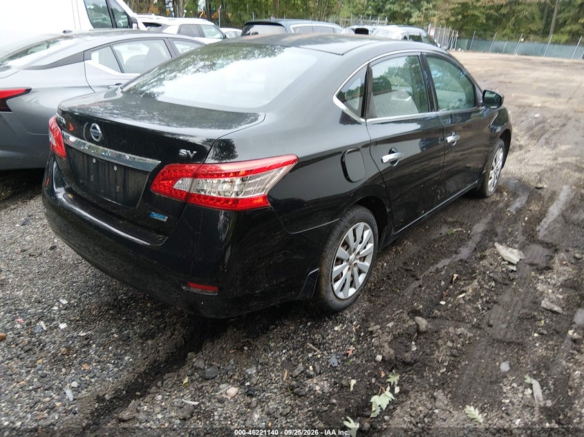 Vin: 3n1ab7ap3ey274537, lot: 46721128, nissan sentra sv 20144