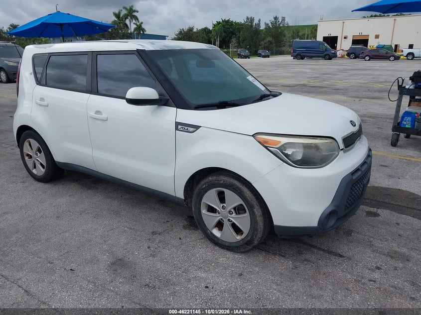 Vin: kndjn2a29g7328312, lot: 46721133, kia soul 20161