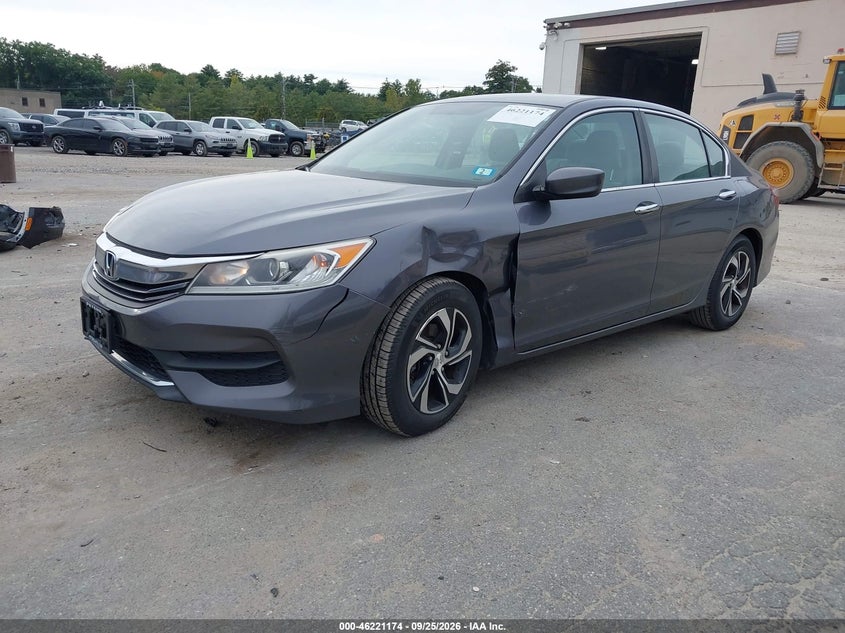 2016 Honda Accord Lx, Left Front, IAAI, VIN 1HGCR2F3XGA053844 — photo 2