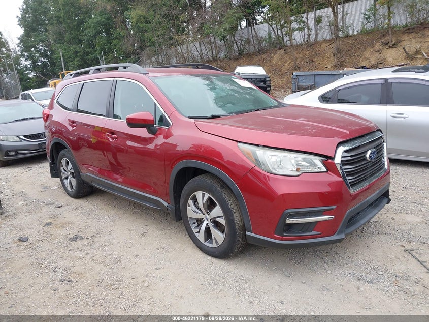 2019 Subaru Ascent Premium, Перед і зад, IAAI, VIN 4S4WMAFD2K3407748