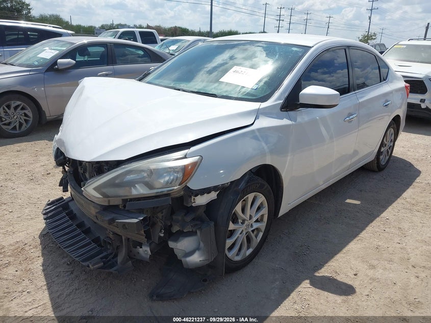 Vin: 3n1ab7ap8ky377738, lot: 46721225, nissan sentra sv 20192