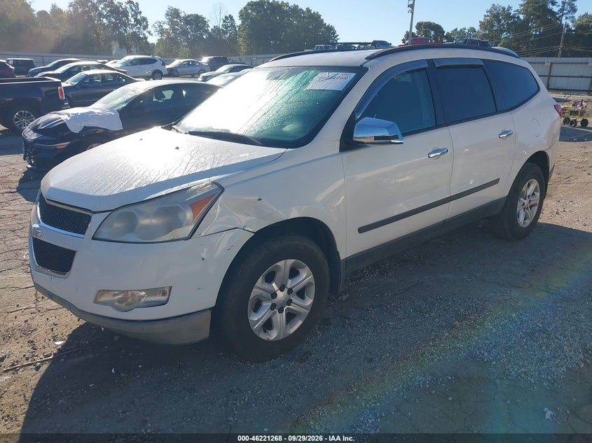 Vin: 1gnkreed5bj414287, lot: 46721256, chevrolet traverse ls 20112