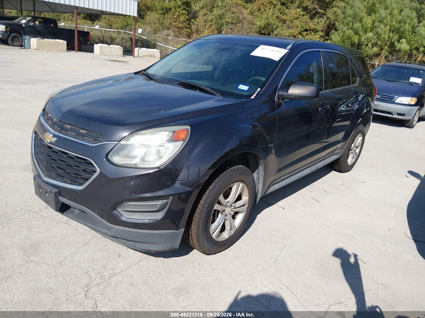 2016 Chevrolet Equinox, Звичайний знос, IAAI, VIN 2GNALBEK8G6217032 — фото 2