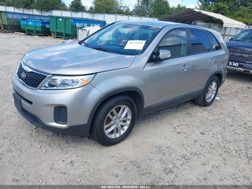 Vin: 5xykt3a61eg457969, lot: 46721312, kia sorento lx 20142