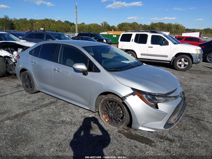 Vin: jtdeprae9lj041869, lot: 46721473, toyota corolla le 20201