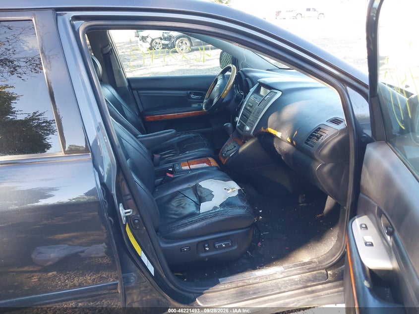 LEXUS RX 350 2009 VIN 2T2HK31U49C124707