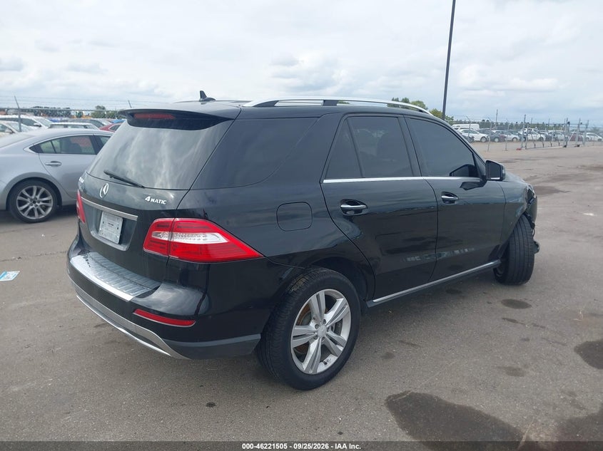 Vin: 4jgda5hb5da210834, lot: 46721493, mercedes-benz ml 350 4matic 20134