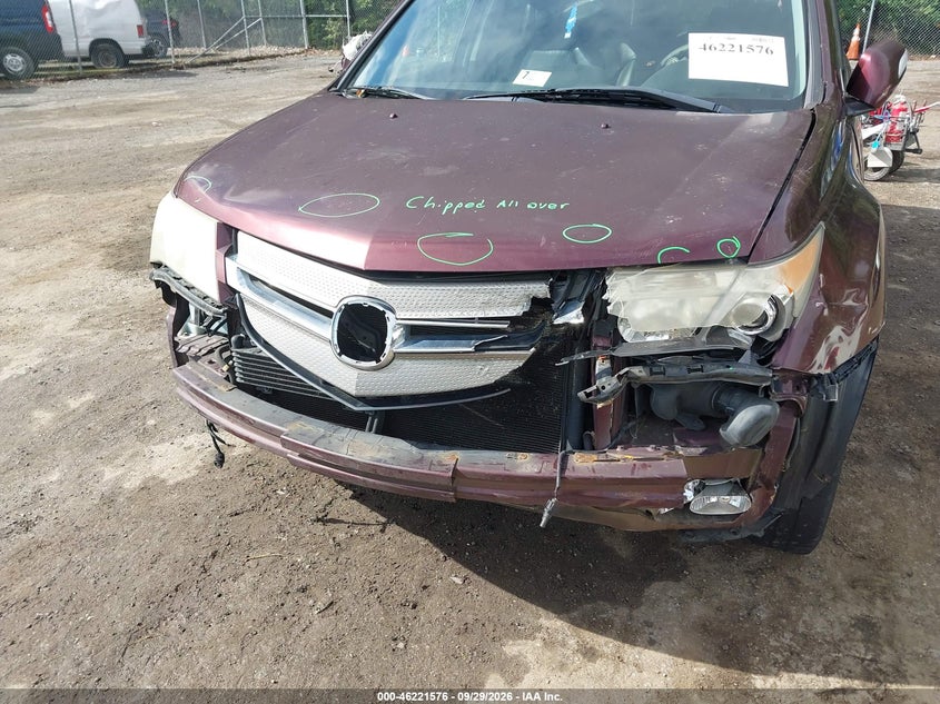 ACURA MDX 2007 VIN 2HNYD28457H531821