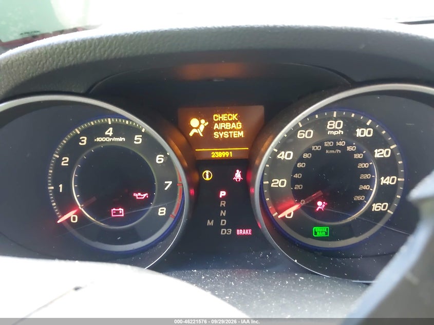 ACURA MDX 2007 VIN 2HNYD28457H531821
