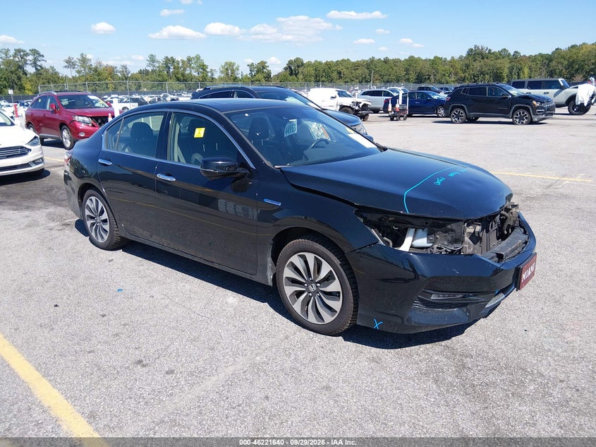 Vin: jhmcr6f59hc018529, lot: 46721628, honda accord hybrid ex-l 20171