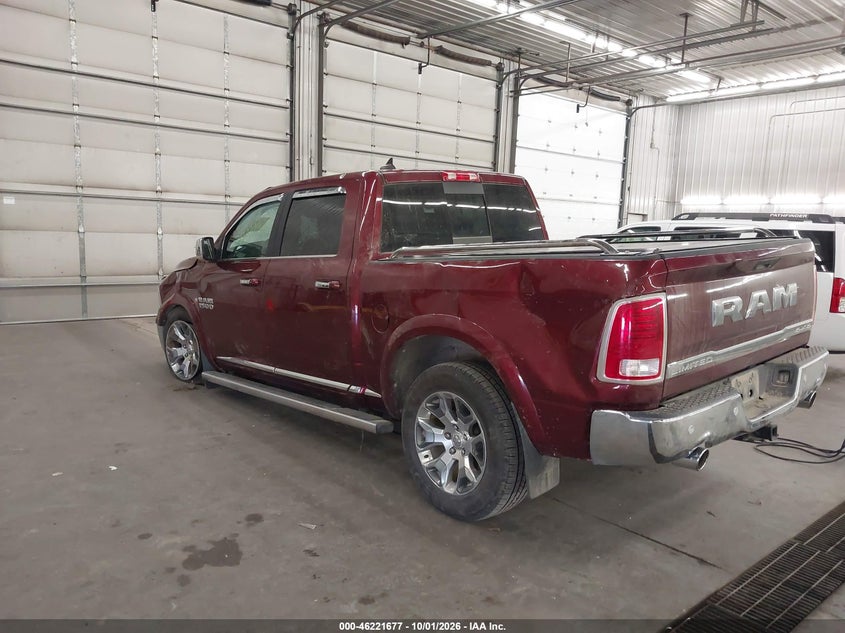 Vin: 1c6rr7pt9js145167, lot: 46721665, ram 1500 limited  4x4 5'7 box 20183
