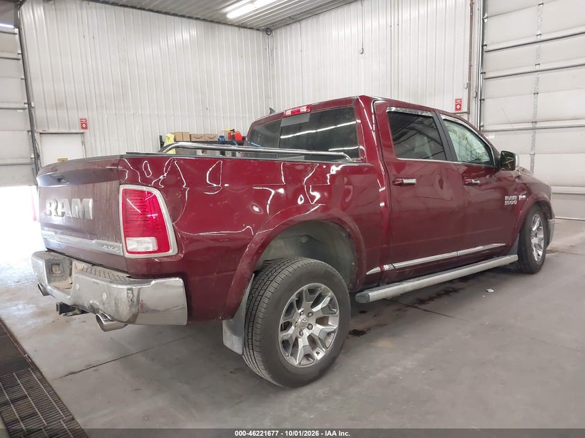 Vin: 1c6rr7pt9js145167, lot: 46721665, ram 1500 limited  4x4 5'7 box 20184