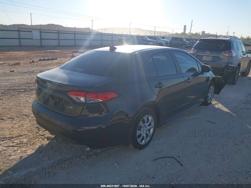 Vin: 5yfb4mde1tp504240, lot: 46721675, toyota corolla le 20264