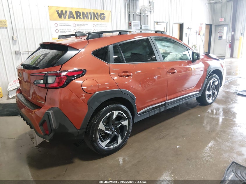 Vin: 4s4guhm65s3765430, lot: 46721679, subaru crosstrek limited 20254