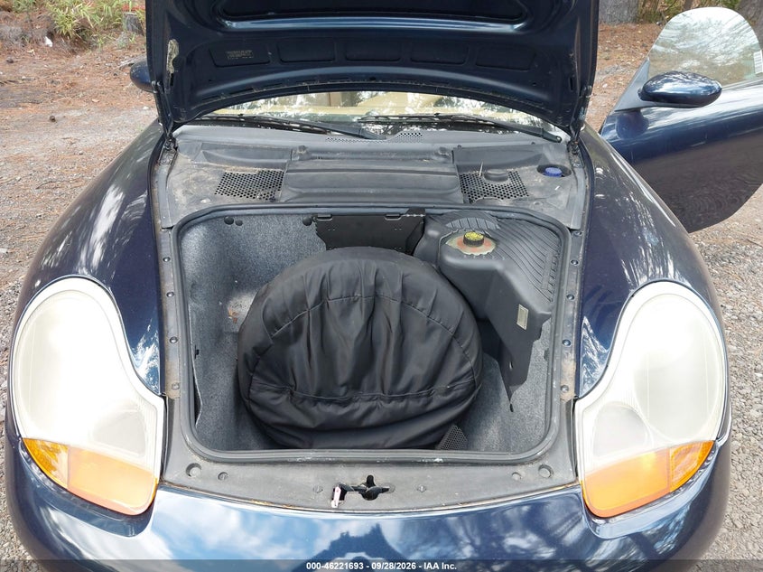 PORSCHE BOXSTER 2000 VIN WP0CA2989YU624057