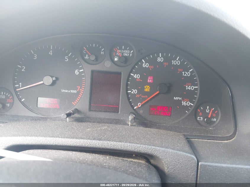 AUDI A6 2000 VIN WAUED24B7YN061827