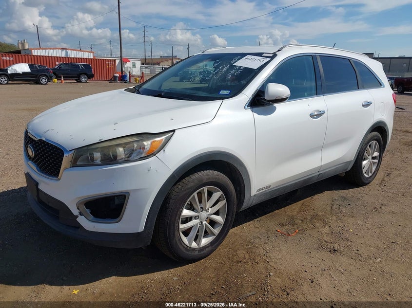 Vin: 5xypgda52hg207815, lot: 46721701, kia sorento 3.3l lx 20172