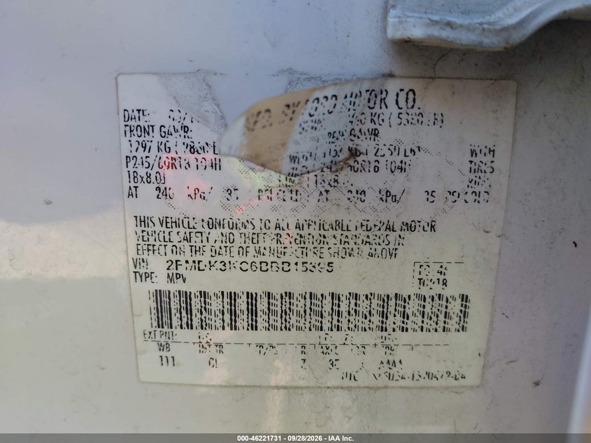 2011 FORD EDGE LIMITED · Фото 9