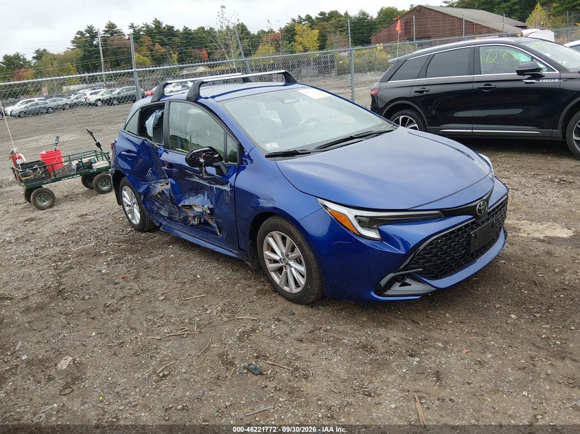 Vin: jtnd4mbe5t3267686, lot: 46721760, toyota corolla se 20261
