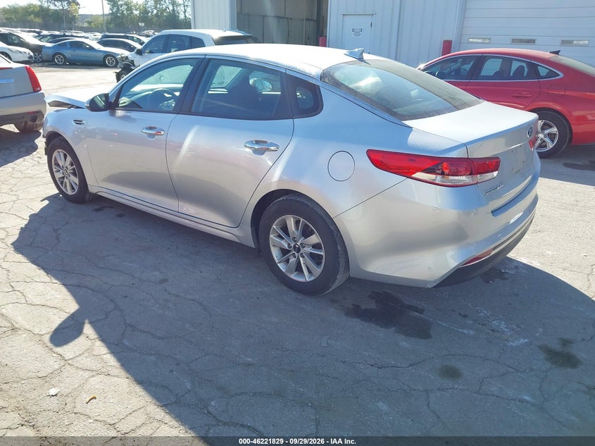 Vin: 5xxgt4l31hg167626, lot: 46721817, kia optima lx 20173