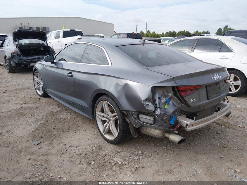 Vin: wautnaf53ka063417, lot: 46721867, audi a5 45 premium 20193