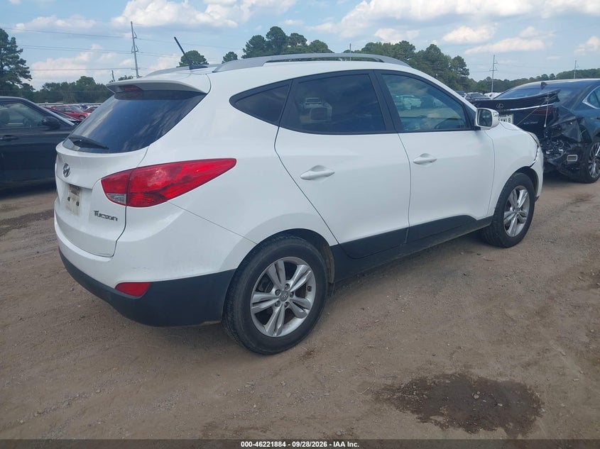 Vin: km8ju3ac4du747940, lot: 46721872, hyundai tucson gls 20134