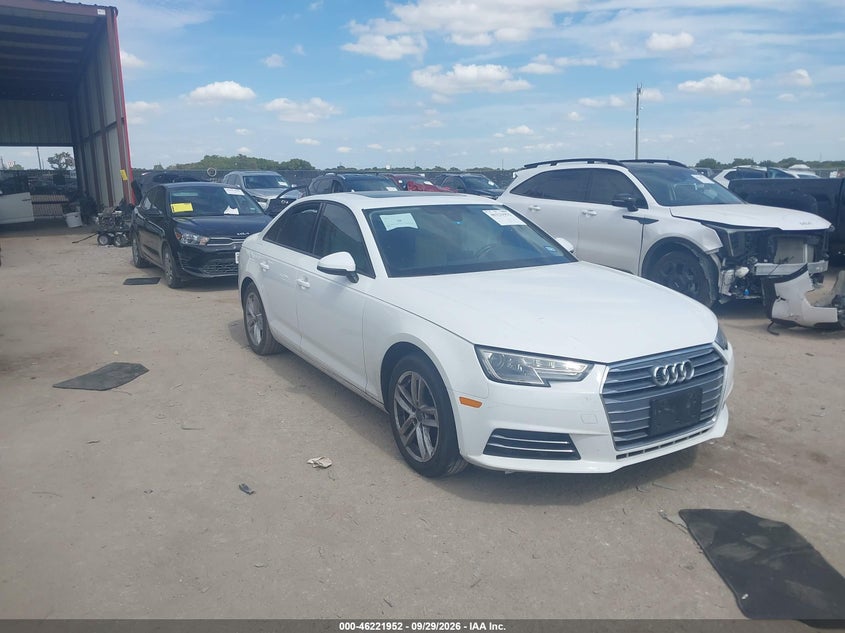 Vin: waugmaf4xhn048927, lot: 46721940, audi a4 2.0t ultra premium 20171
