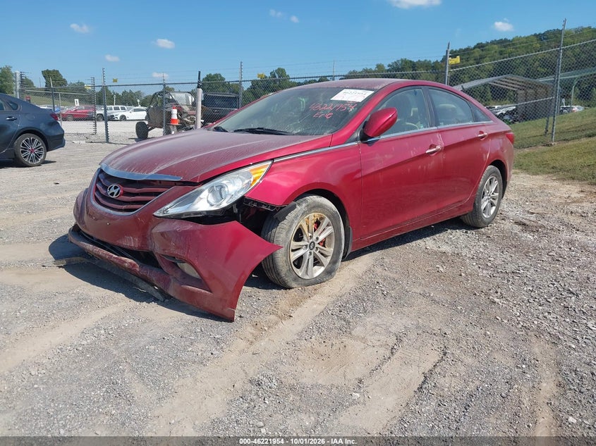 2013 Hyundai Sonata Gls, Front End, IAAI, VIN 5NPEB4AC5DH638222 — photo 2