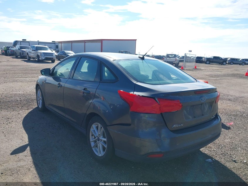 Vin: 1fadp3f29fl263026, lot: 46721975, ford focus se 20153