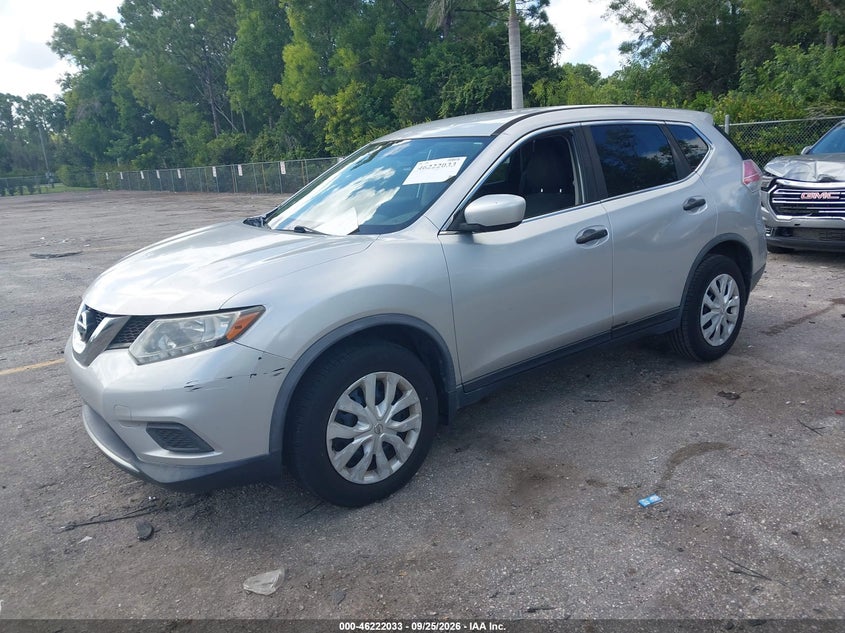 2016 Nissan Rogue, Звичайний знос, IAAI, VIN JN8AT2MT8GW016373 — фото 2