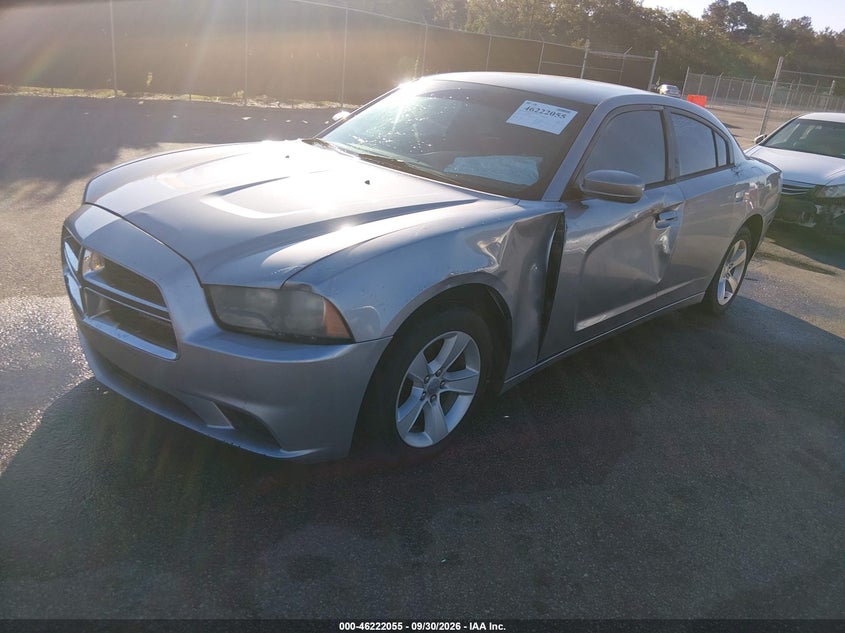 Vin: 2c3cdxbg9eh300566, lot: 46722043, dodge charger se 20142