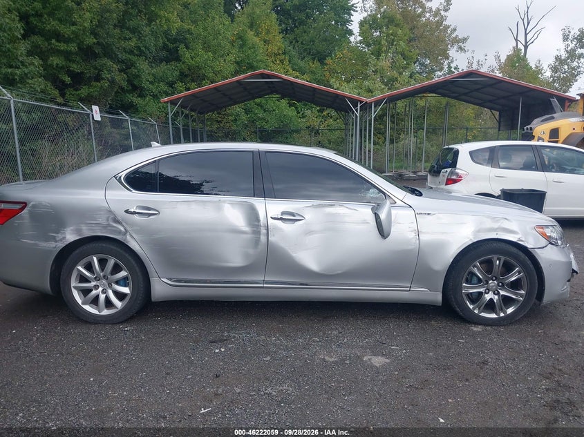 LEXUS LS 460 2007 VIN JTHGL46F675005093
