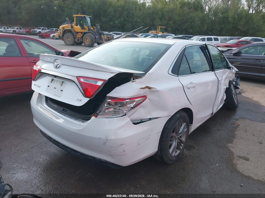 Vin: 4t1bf1fk9fu897838, lot: 46722128, toyota camry se 20154