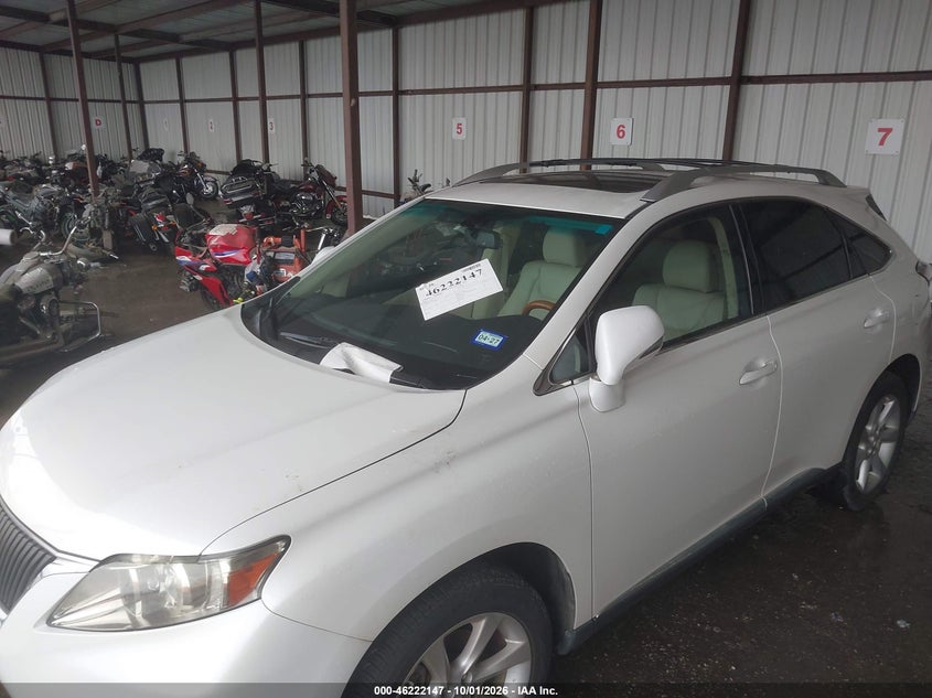 LEXUS RX 2012 VIN JTJZK1BA5C2006010