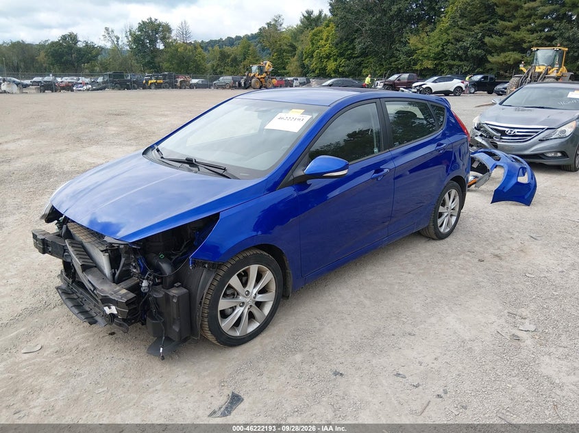 HYUNDAI ACCENT 2013 VIN KMHCU5AE6DU078382
