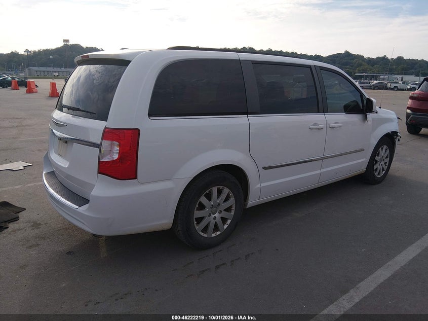 Vin: 2c4rc1bg6er383793, lot: 46722207, chrysler town & country touring 20144