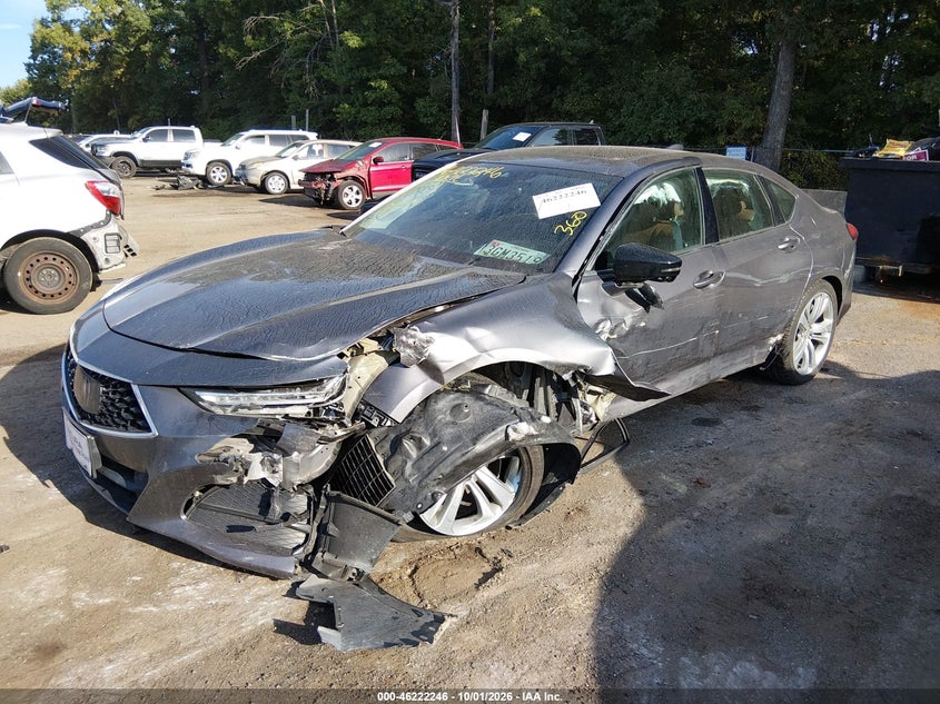 Vin: 19uub6f42ma009647, lot: 46722234, acura tlx technology package 20212