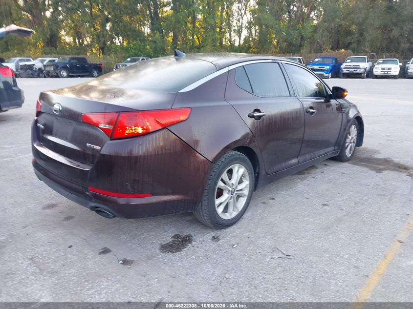 Vin: knagn4a70b5052248, lot: 46722296, kia optima ex 20114