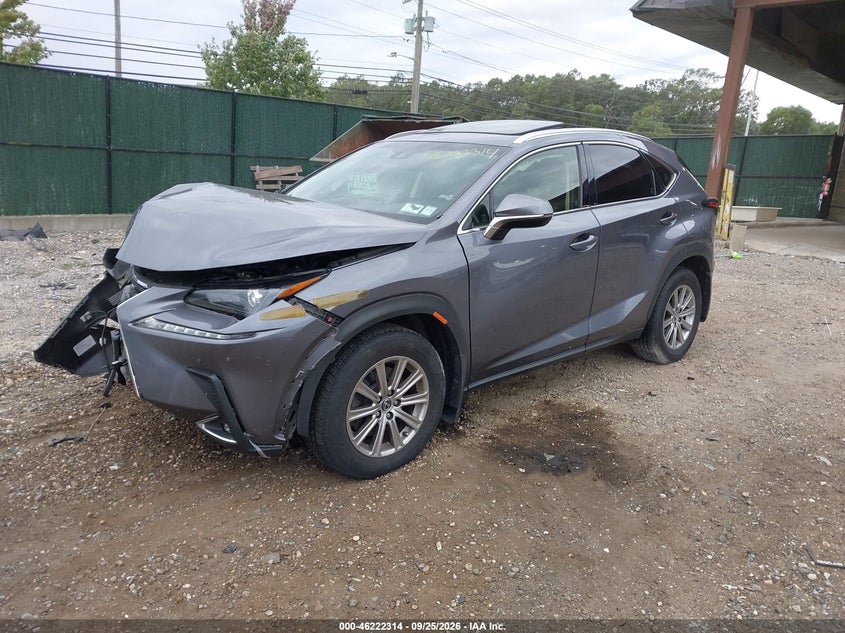 2019 Lexus NX, Удар спереду, IAAI, VIN JTJBARBZ9K2184509 — фото 2