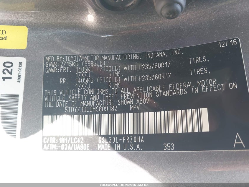 TOYOTA SIENNA - zdjęcie 9