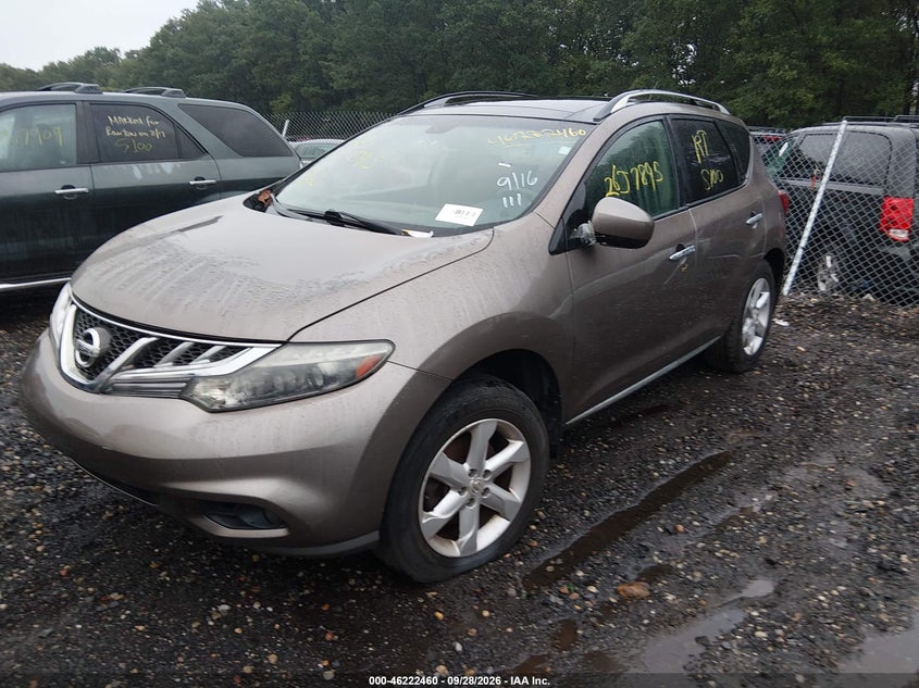 Vin: jn8az1mw1bw156261, lot: 46722448, nissan murano le 20112