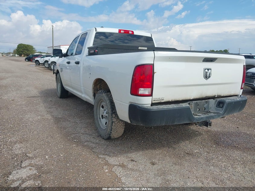 Vin: 1c6rr6fg5ns231595, lot: 46722455, ram 1500 classic tradesman  4x2 6'4 box 20223