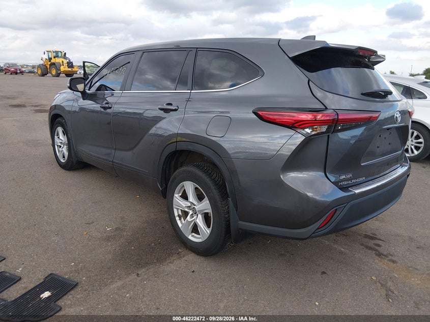 TOYOTA HIGHLANDER 2023 VIN 5TDKDRAH4PS504886