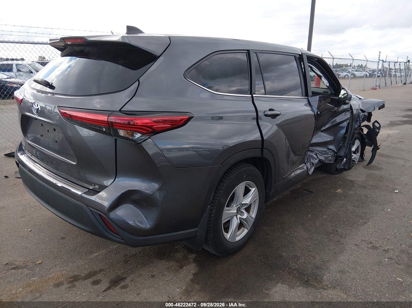 TOYOTA HIGHLANDER 2023 VIN 5TDKDRAH4PS504886