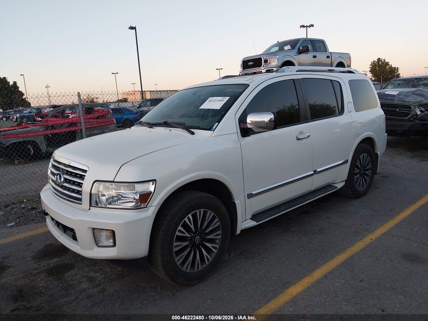 Vin: 5n3za0nexan906527, lot: 46722468, infiniti qx56 20102