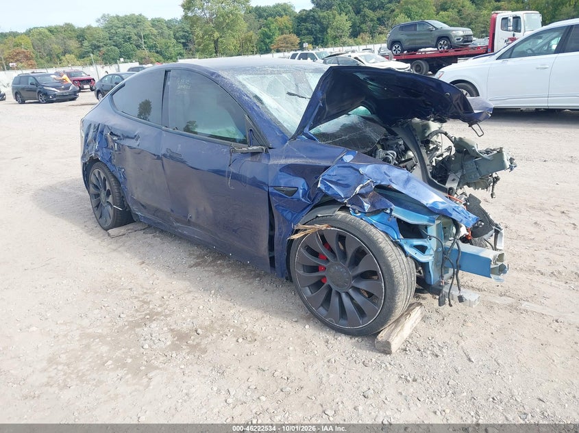 Vin: 5yjygdef2mf071923, lot: 46722522, tesla model y performance dual motor all-wheel drive 2021 img_1