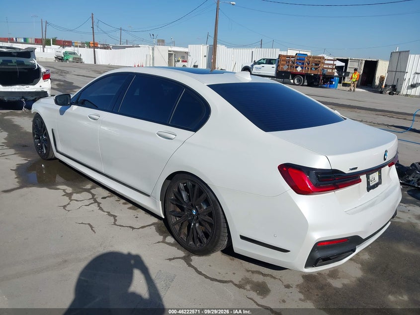 Vin: wba7u2c04nck68515, lot: 46722559, bmw 750 i xdrive 20223