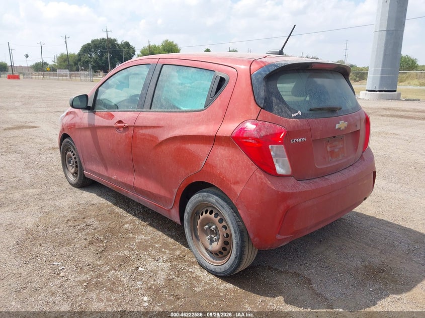 Vin: kl8cb6sa0mc740046, lot: 46722574, chevrolet spark fwd ls automatic 20213