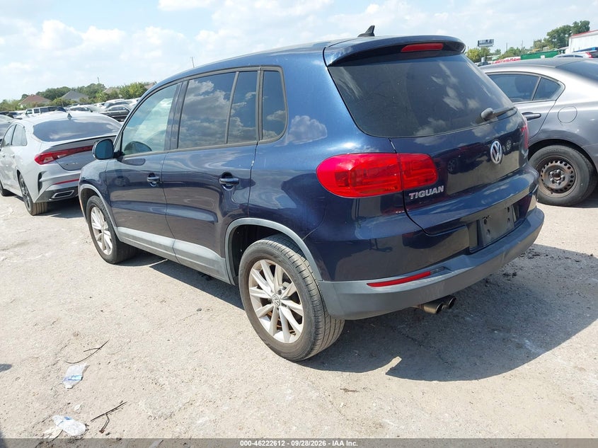 Vin: wvgav3ax5ew594362, lot: 46722600, volkswagen tiguan se 20143